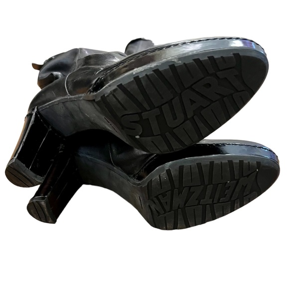 STUART WEITZMAN Buckley Over the Knee Leather Boots - Picture 4 of 12